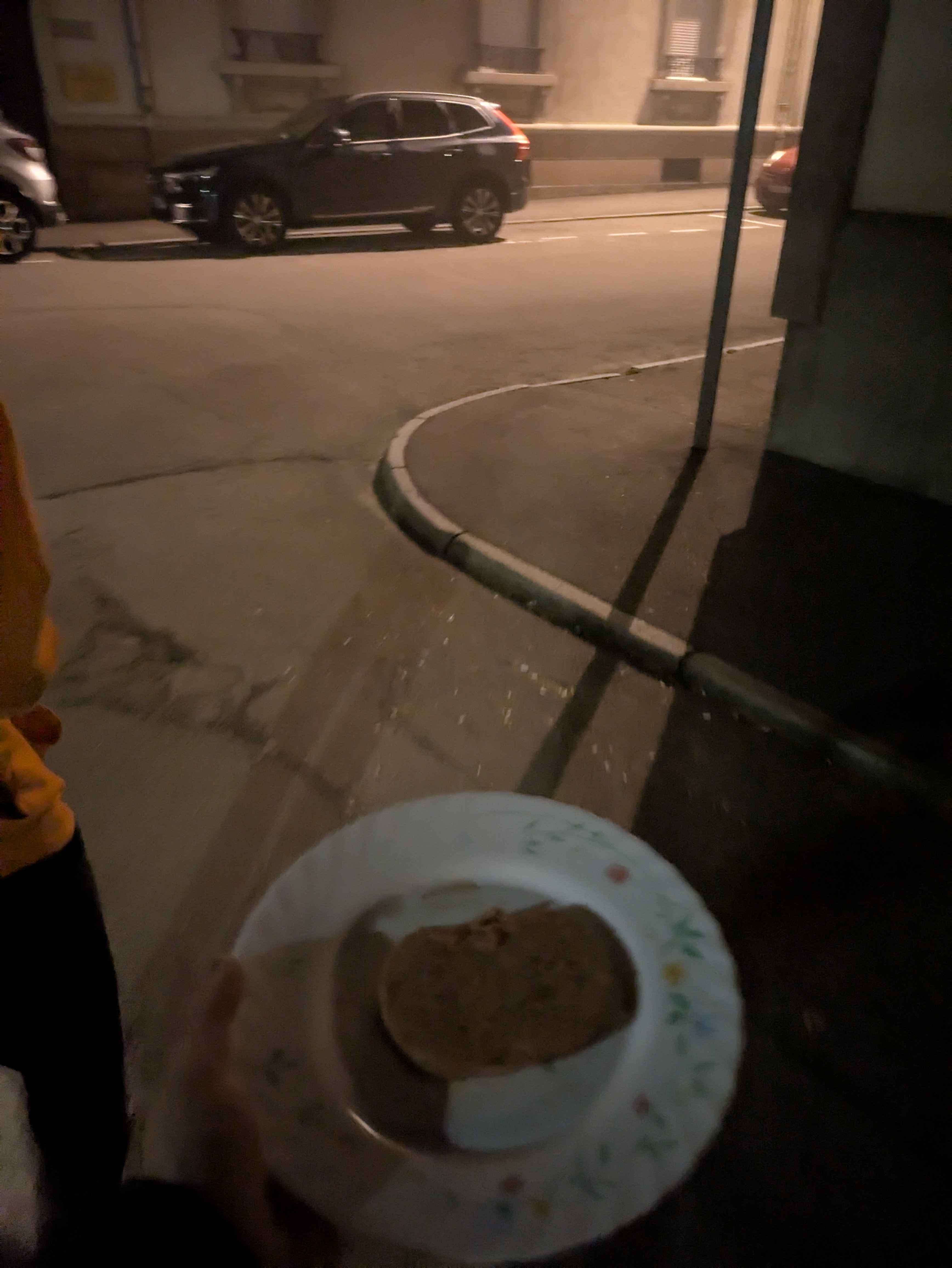 plate of steak hash in the streets